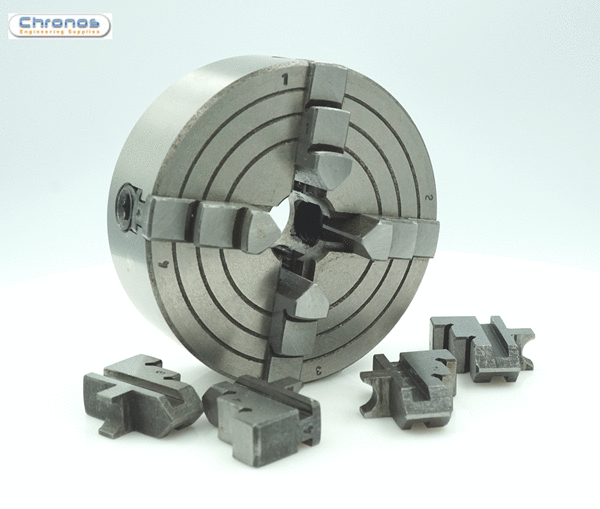 Soba Low Profile 80mm 4 Jaw Independent Lathe Chuck