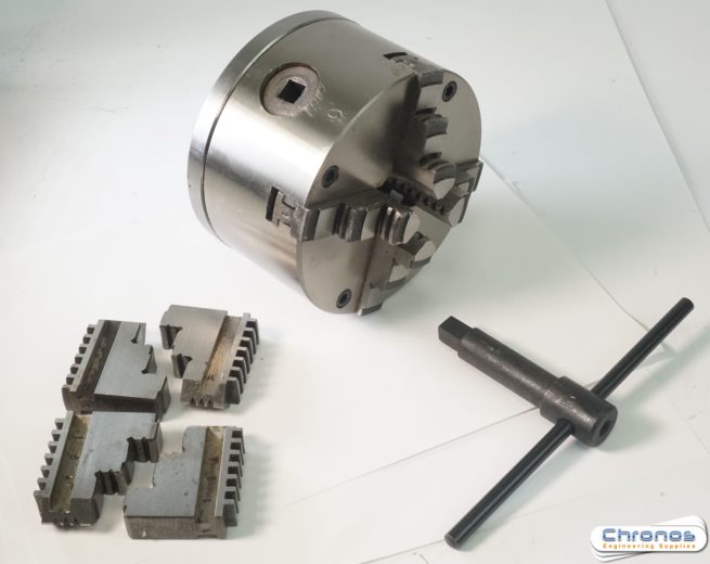 125mm 4 Jaw Self centering Chuck threaded 1 1/2 x 8 tpi to suit Boxford- SORRY OUT OF STOCK