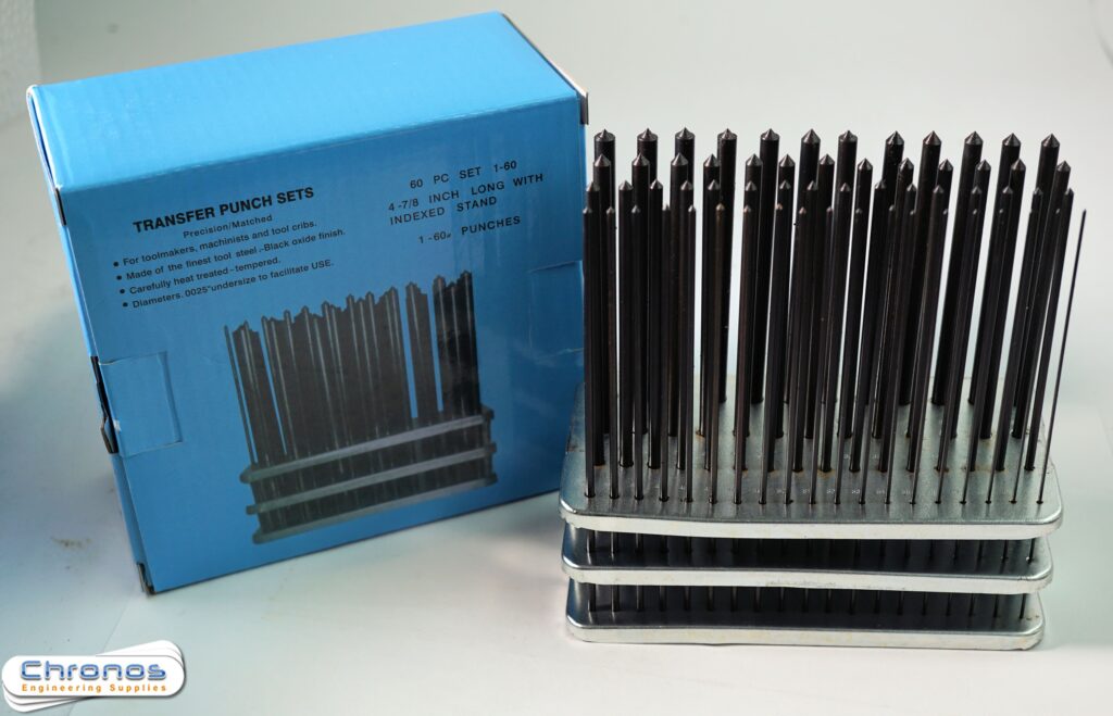 Model Engineers 1-60 Number size Wire Gauge Transfer Punch Set - Image 2