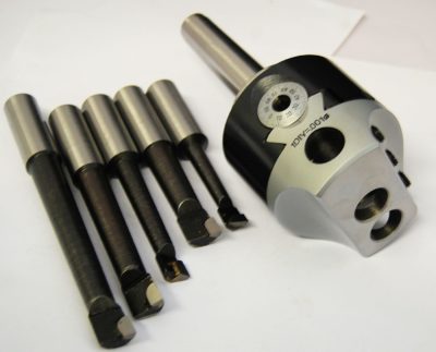 Soba 3" Boring Head With 3 MT Shank Plus Five Tools