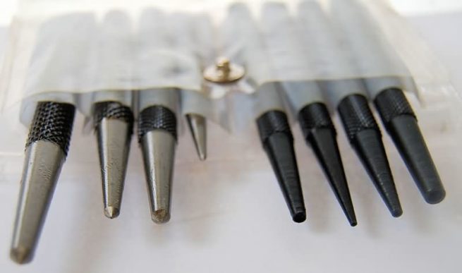 Soba 8 Piece set of Nail & Centre Punches