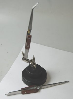 Third Hand Base with Two Tweezers- SORRY OUT OF STOCK