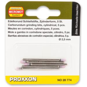 Proxxon Corundum Grinding Bit Taper 7mm Dia. (Pkt 5) 202343
