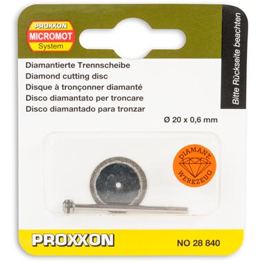 20mm Proxxon Diamond Cutting Disc 