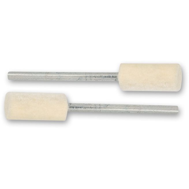 Proxxon Felt Polishing Tip Cylinder - 8 x 15mm (Pkt 2) 211069 - Image 2
