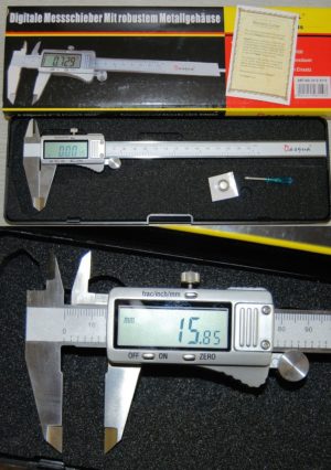 Dasqua Big Screen Digital Caliper 0-200mm / 0-8 inch Metal Housing- SORRY OUT OF STOCK