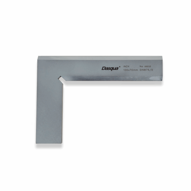 Dasqua 4pc Precision Measuring Set Digital Caliper, Micrometer, Square and Ruler 2210-8204