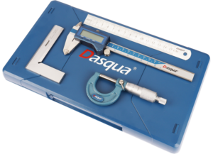 Dasqua 4pc Precision Measuring Set Digital Caliper, Micrometer, Square and Ruler – £17.99 OFF !
