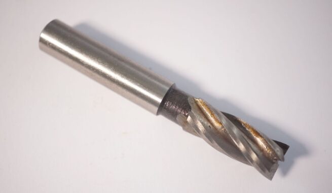HSS Endmill 3/8 inch Diameter Plain Shank - Image 2