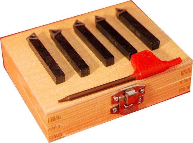 Economy Set of 5 Indexable Lathe Tools 1/4 Square Shank SORRY OUT OF STOCK - Image 3