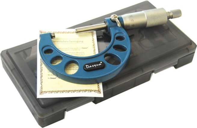 Dasqua 25-50 mm x 0.01 mm Outside Micrometer