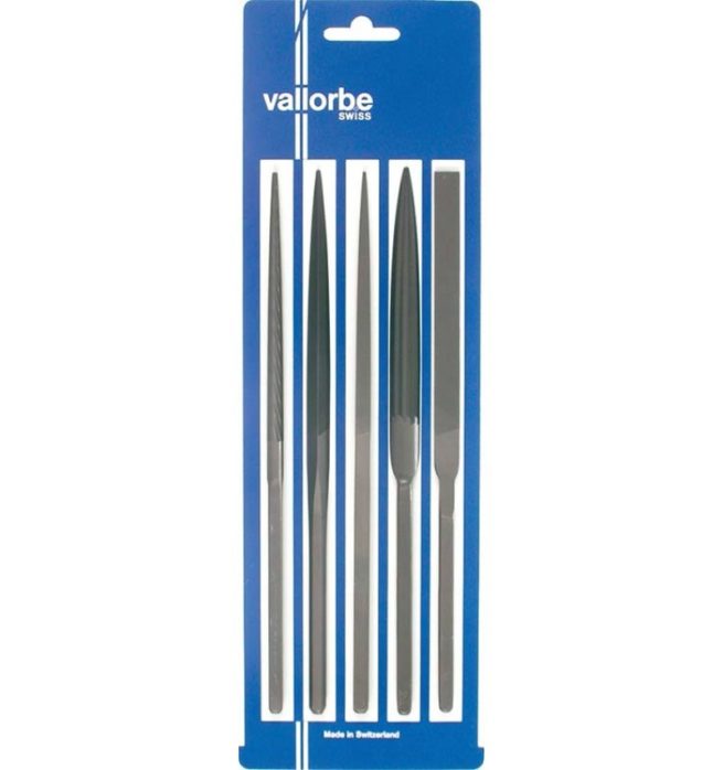 Vallorbe 215mm Cut 00 Habilis File Set in Blister Pack