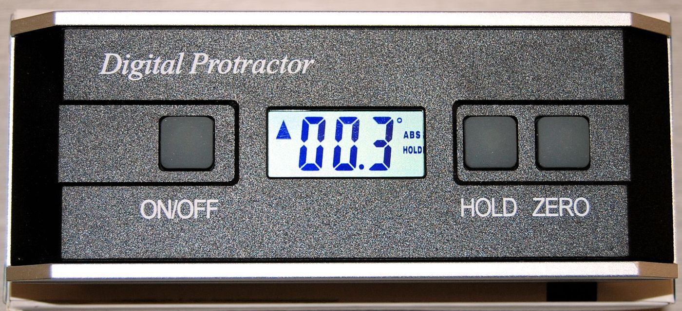 Aoile Mini LCD Digital Inclinometer Protractor Bevel Angle Gauge Magnet Base 