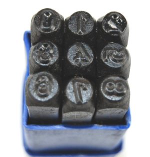 3/16 Number Punch Set
