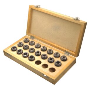 ER32 Collet Set (0.015mm Run Out) – 18 Pieces