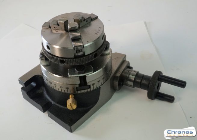 3 inch Rotary Table With 65mm 3 Jaw Chuck and Clamping Kit - Image 8