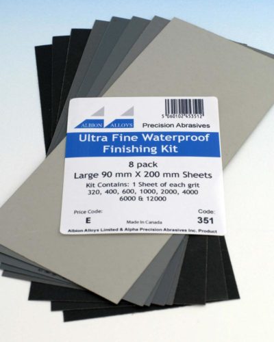 Albion Alloys Ultra Fine Waterproof  Finishing 8 Pack