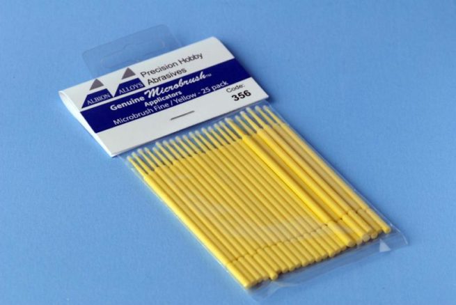 Microbrush Applicator Fine (Yellow)- Pack 25