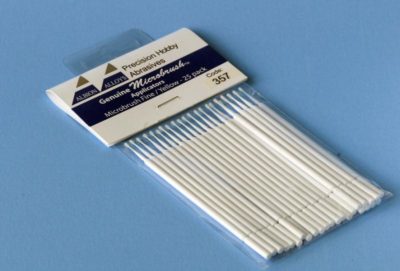 Microbrush Applicator SuperFine (White) - Pack 25