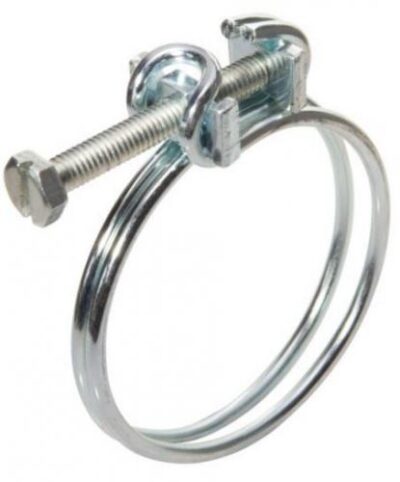 50HC Double Wire Zinc Plated Clamp For 50mm Dust Extraction Hose