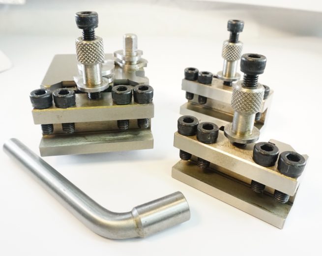 Boxford Quick Change Toolpost with 3 Standard Holders - Image 3