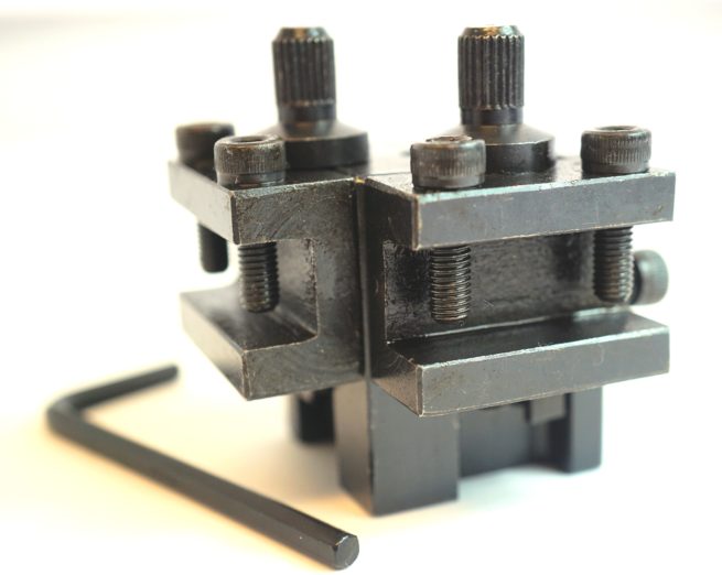 Quick Change Toolpost for Unimat 3 and 4 Lathes with Two Holders- SORRY OUT OF STOCK - Image 2