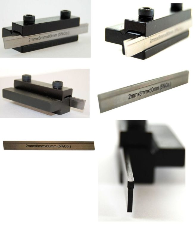 New 5/16 Sq Shank Clamp Type Parting Tool with 80mm M-35 HSS Chipbreaker BladeI - Image 2