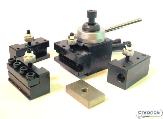 Mini  Quick Change Tool Post and Holder Set - PISTON TYPE - Image 2