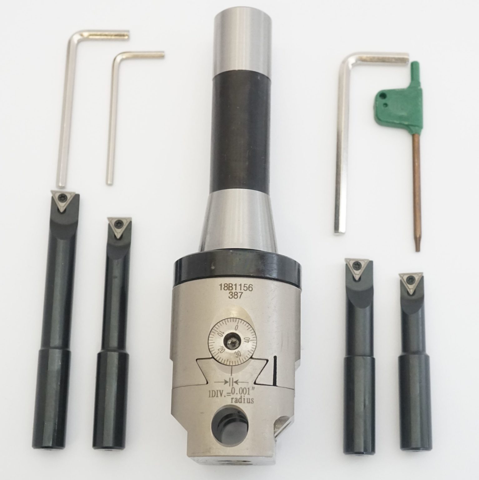 Soba 2 inch Indexable Boring Head R8 with 4 Indexable Boring Bars