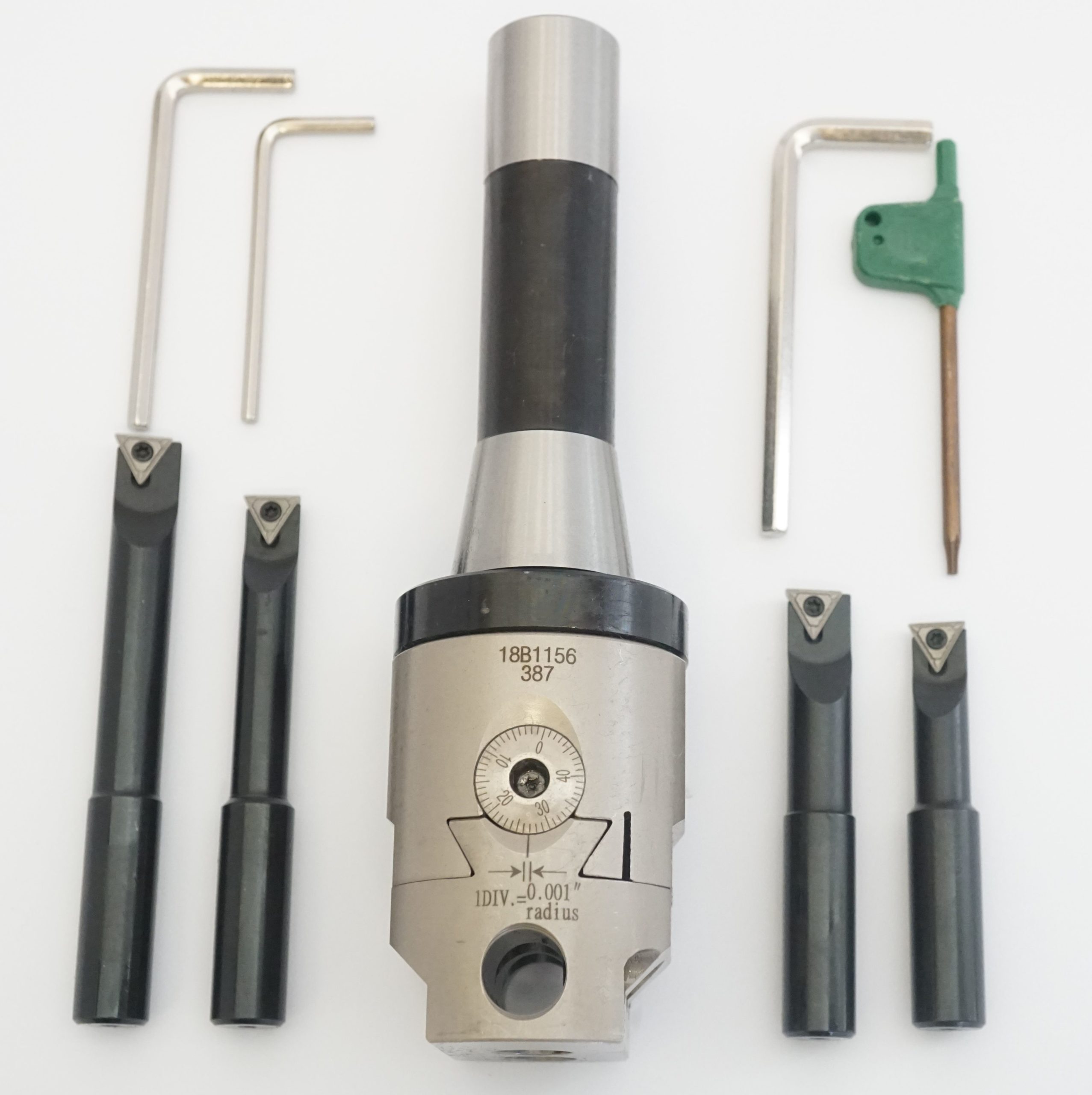 Soba 2 inch Indexable Boring Head R8 with 4 Indexable Boring Bars