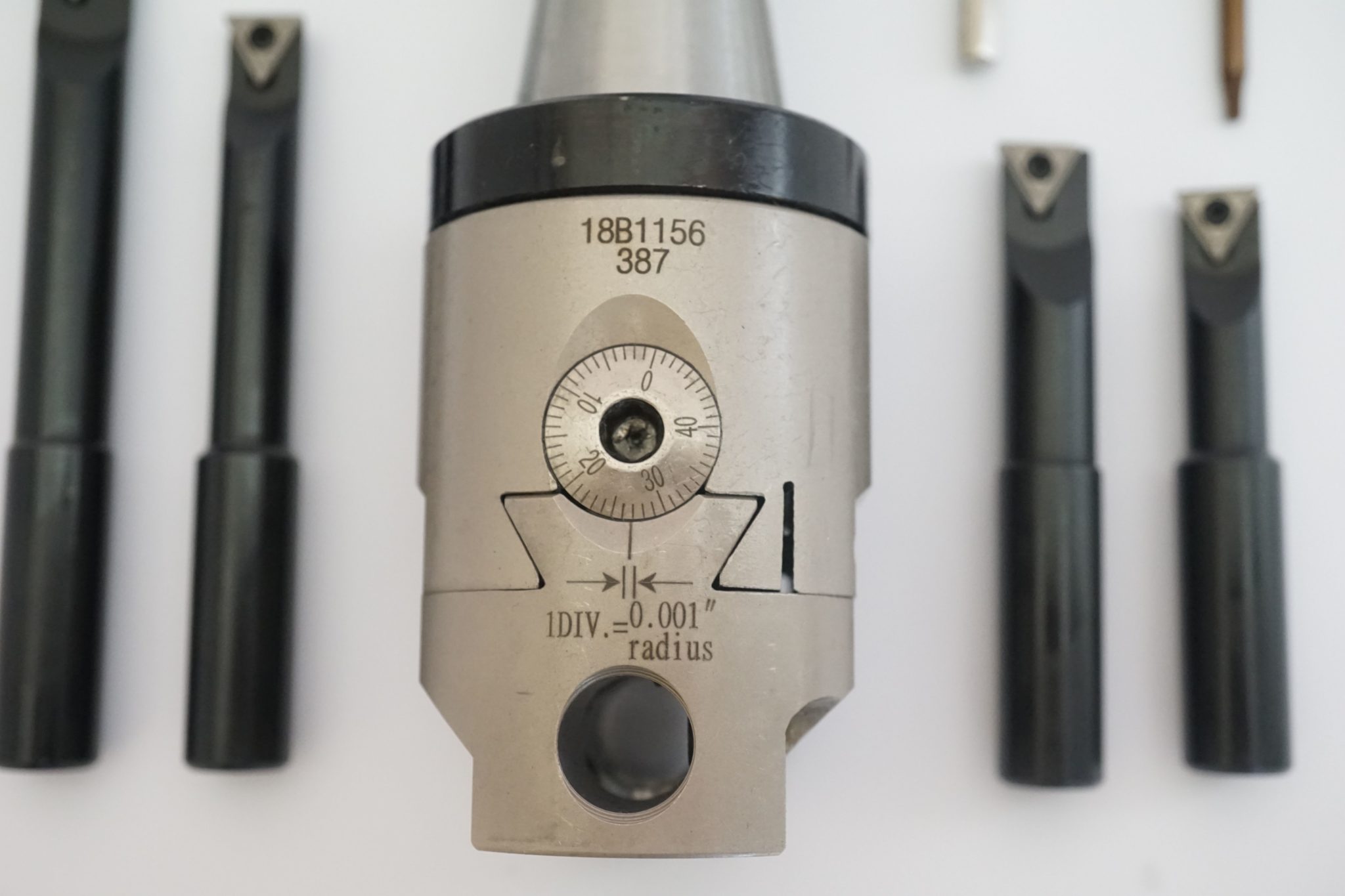 Soba 2 inch Indexable Boring Head R8 with 4 Indexable Boring Bars