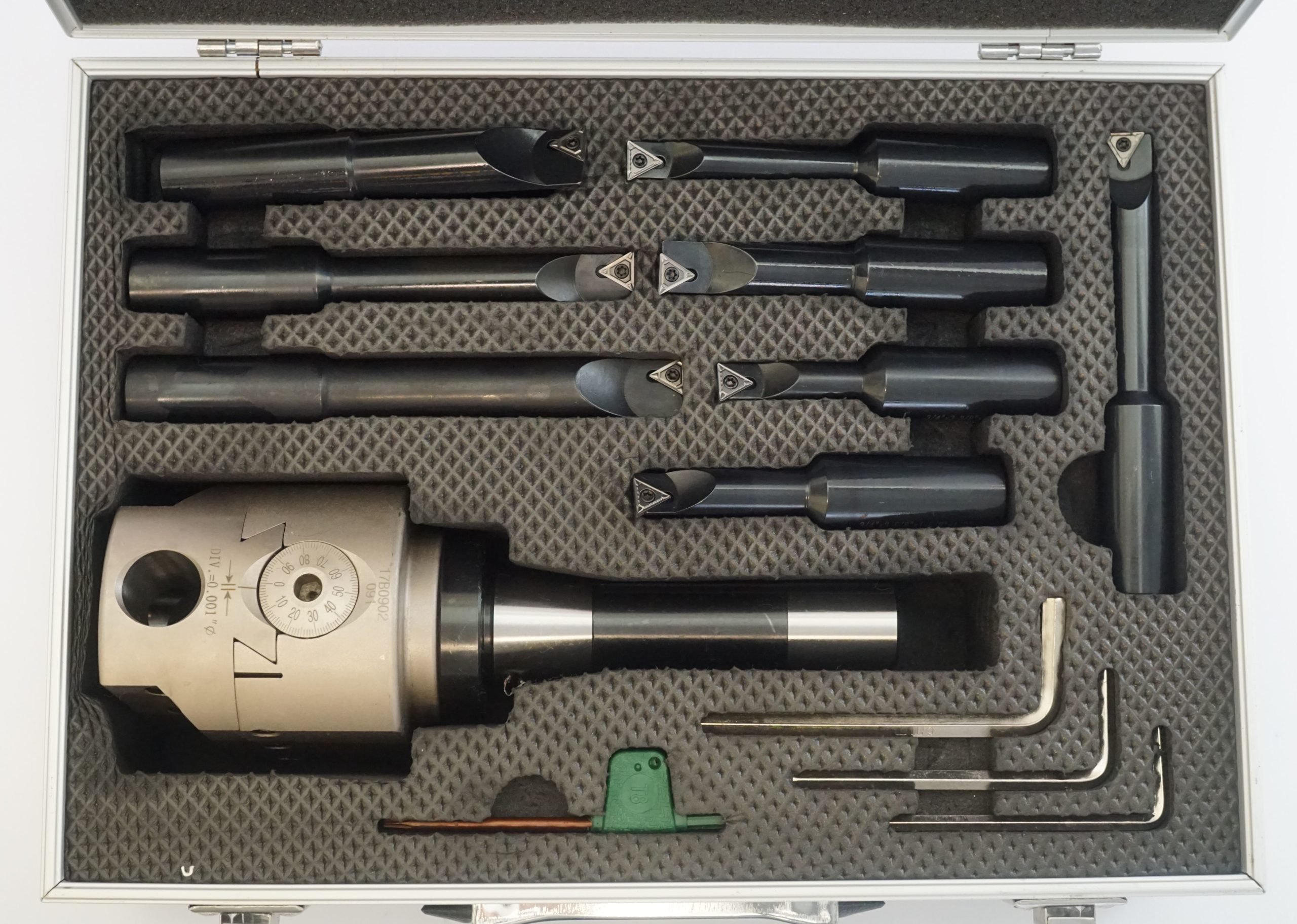 New 3 inch Indexable Boring Head R8 with 8 Indexable Boring Bars SORRY