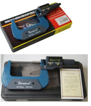 Dasqua 50-75mm / 2-3 inch Digital Micrometer- – 4210-2115- SORRY OUT OF STOCK