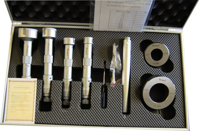 Dasqua Three Points inside Micrometer Set  20-50mm/20-25,25-30,30-40,40-50mm