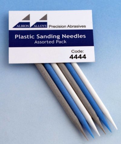 Albion Alloys Plastic Sanding Needles - 6  Assorted