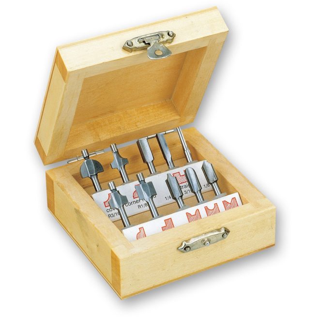 Proxxon 10 Piece Router Bit Set 475319