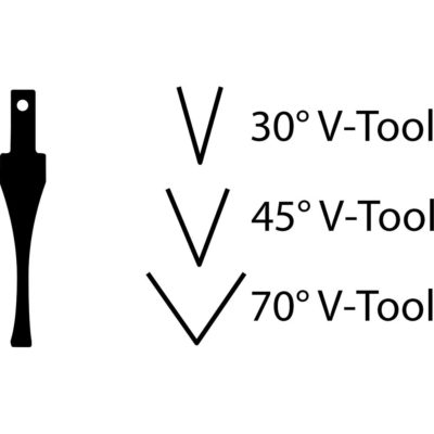 Flexcut SK413 Chisel - 30° x 5/32"(4mm)