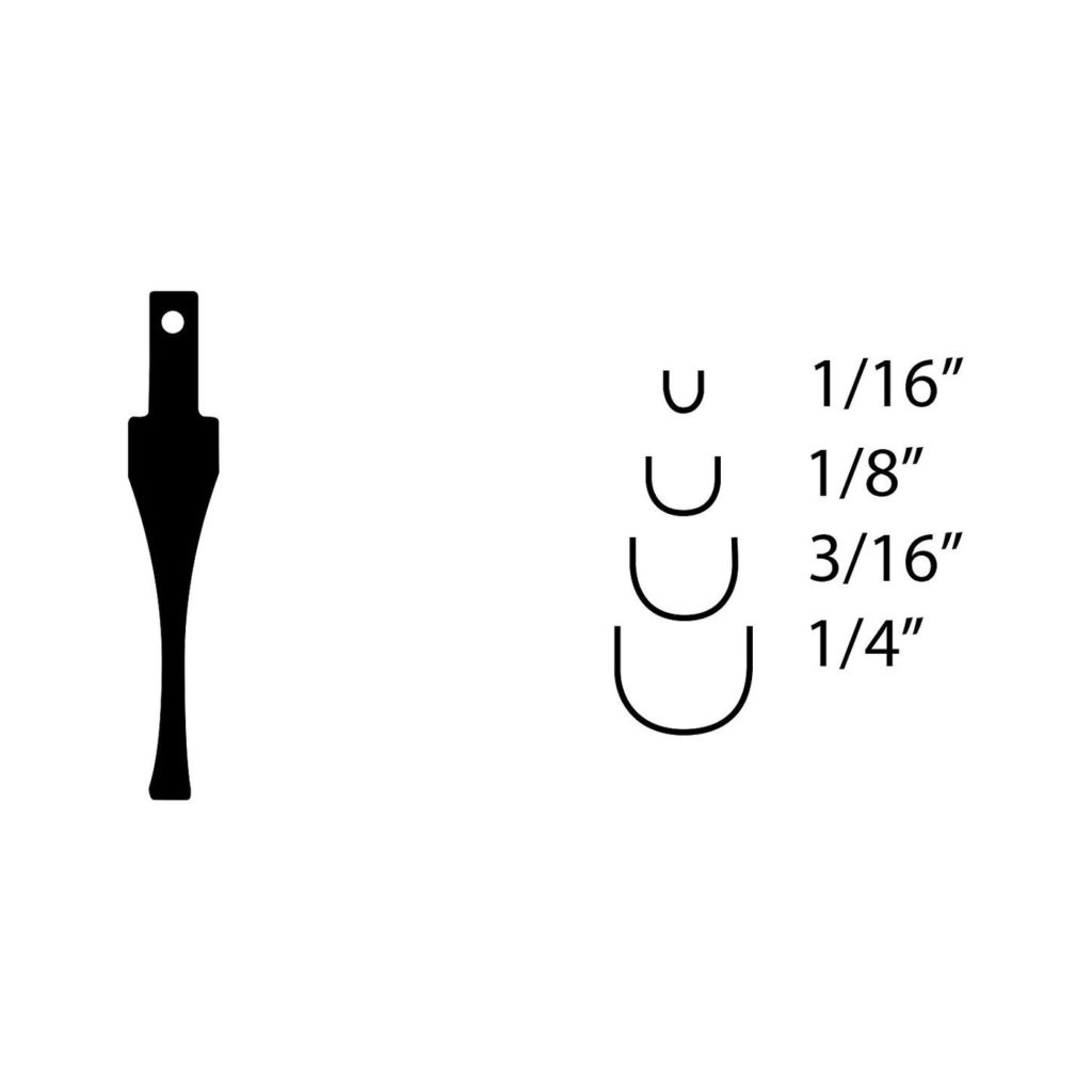 Flexcut SK602 Chisel - Sweep 11 x 1/16"(2mm)