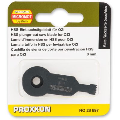8mm Proxxon HSS Plunge Saw Blades for OZI Delta Sander 477004