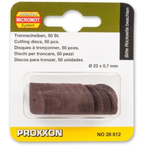 Proxxon Corundum Cutting Discs 22mm (50 pack) 477169