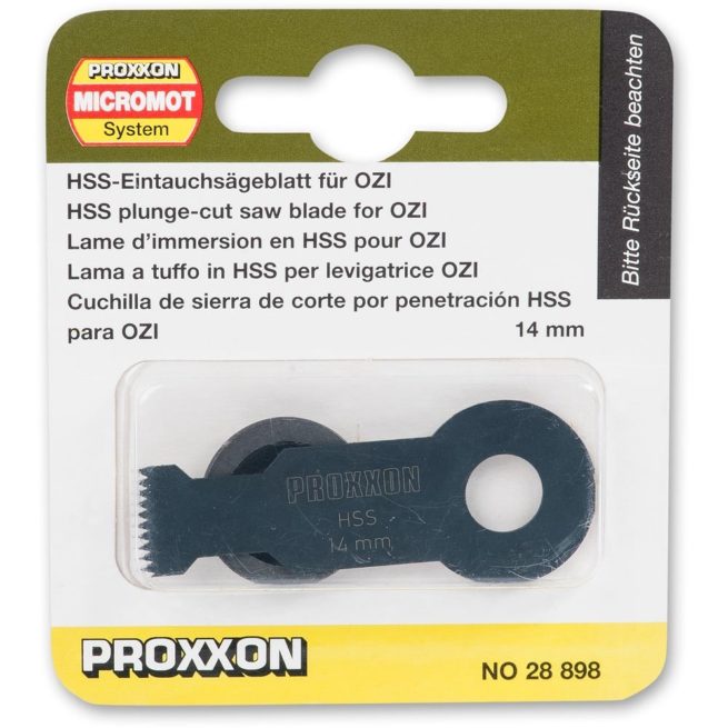 16mm Proxxon HSS Plunge Saw Blades for OZI Delta Sander 486354