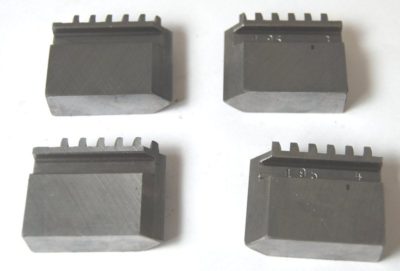 Set of 4 Soft Jaws for Sharp 100mm 4 Jaw Self Centering Chuck