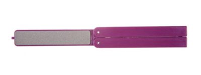 Eze-lap Medium Grit (400) - Purple Handle Folding Eze-Fold Sharpener