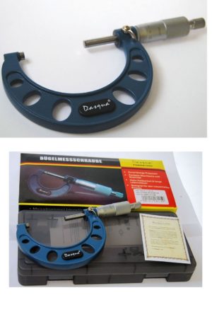 Dasqua 50 – 75mm x 0.01mm Outside Micrometer -4111-8115- SORRY OUT OF STOCK
