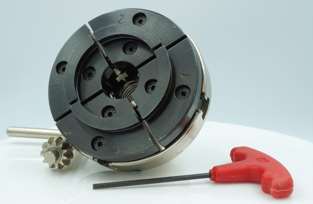 SCT 4 Jaw Wood Lathe Chuck Set 4 inch/100mm 1 inch x 8 TPI Chronos