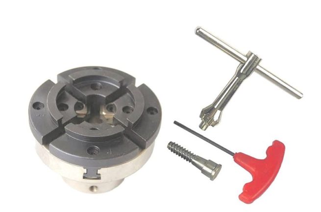 SCT 4 Jaw Wood Lathe Chuck Set 4 inch/100mm 1 inch x 8 TPI - Image 2