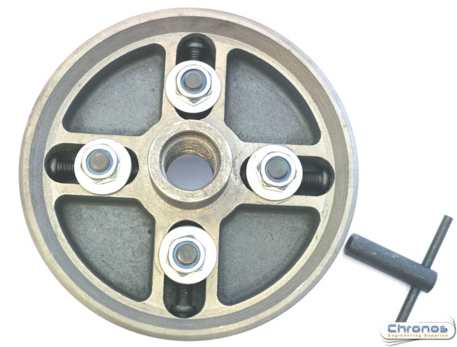 SCT 6 inch 150mm 4 Jaw Independent Chuck 1 inch x 8 TPI Thread- SORRY OUT OF STOCK - Image 3