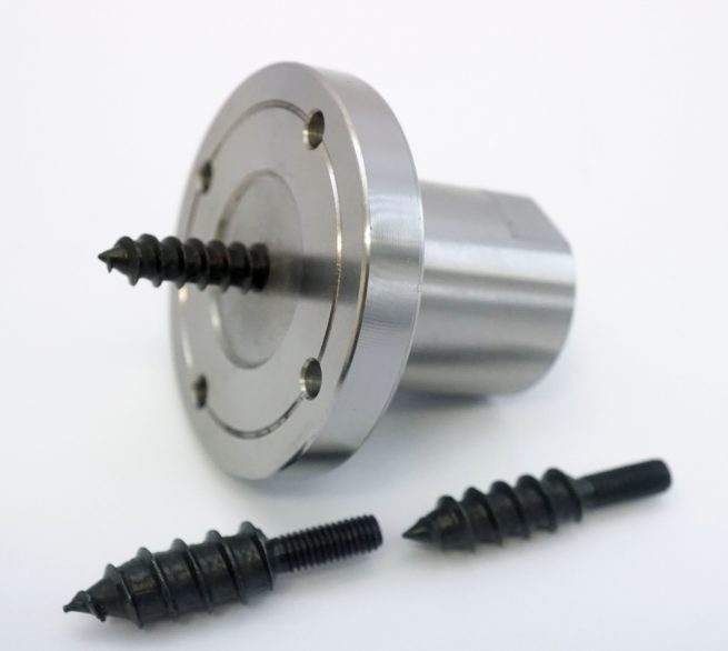 SCT 2 1/2 inch Wood Screw Chuck 1 inch x 8 TPI - Image 3
