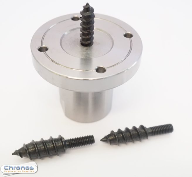 SCT 2 1/2 inch Wood Screw Chuck 1 inch x 8 TPI - Image 4