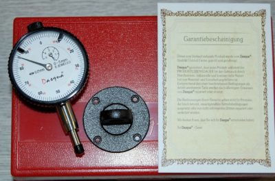 Dasqua Mini Dial Gauge 0 - 5 mm x 0.01 mm With Lug SORRY OUT OF STOCK